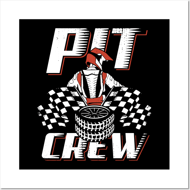 Motocross Pit Crew Dirt Bike Racing Mechanic Gift Wall Art by Dolde08